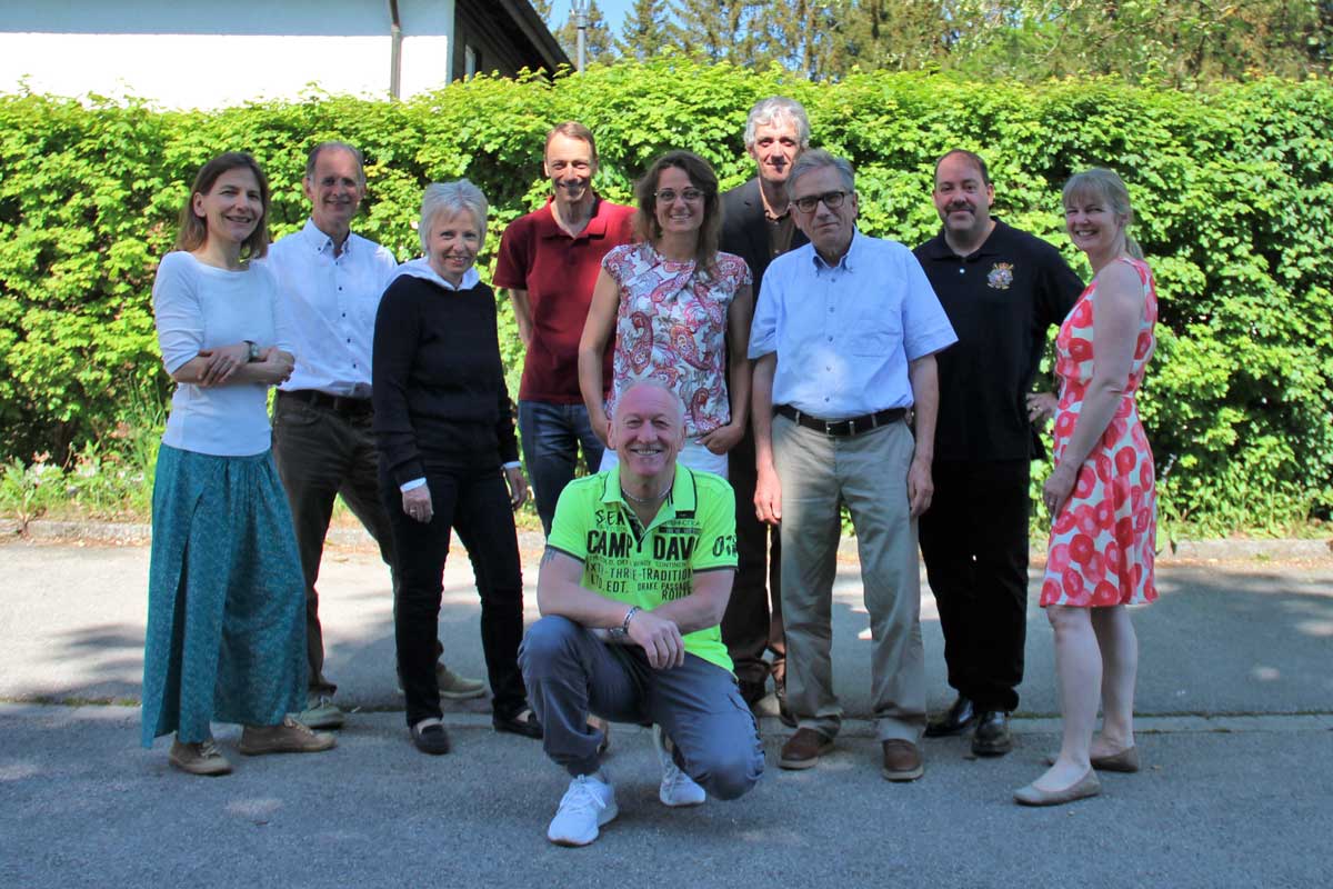 Gruppenbild des Vorstands des dieBasis Kreisverband München vom 15.05.2022