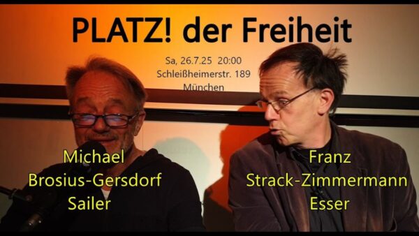 Beitragsbild zur Veranstaltung: Kabarett "Platz! der Freiheit" mit den Kabarettisten Michael Sailer und Franz Esser am 26.07.2025