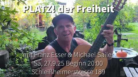 Beitragsbild zur Veranstaltung: Kabarett "Platz! der Freiheit" mit den Kabarettisten Michael Sailer und Franz Esser am 27.09.2025
